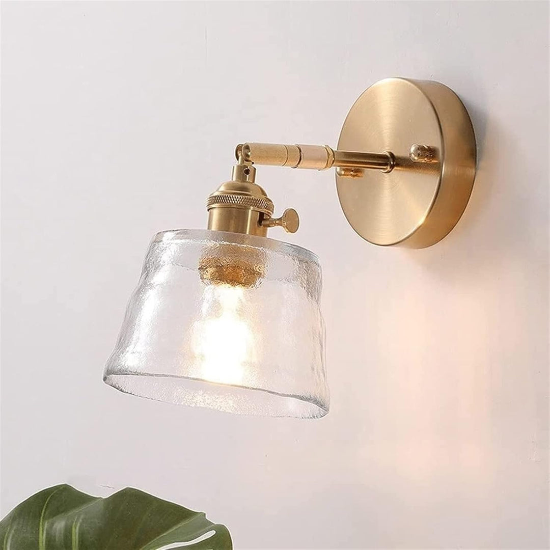 Modern Adjustable Glass Wall Sconce | Stornfield
