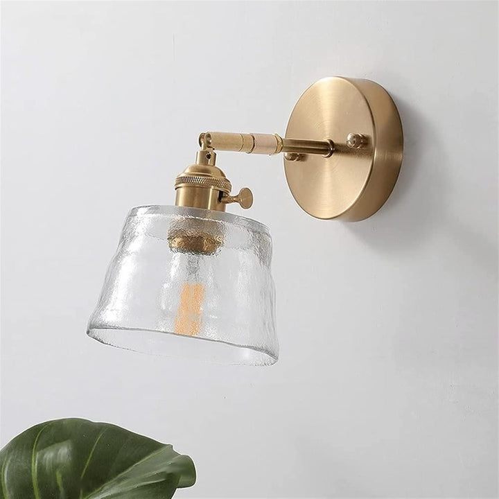 Modern Adjustable Glass Wall Sconce | Stornfield