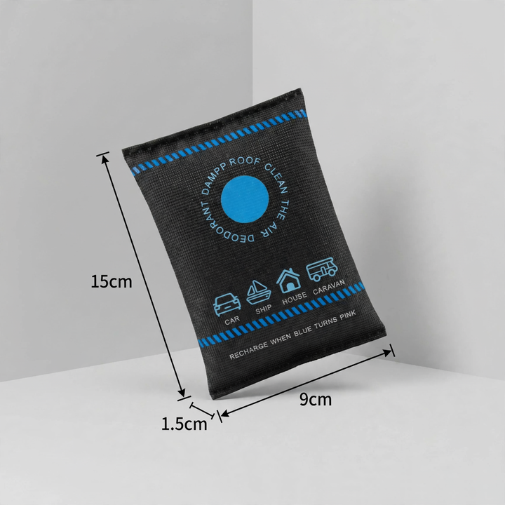 Reusable silicone desiccant, color changing