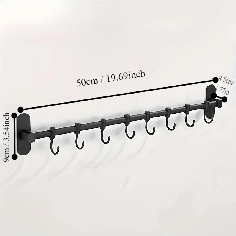 Stornfield | Kitchen Utensil Storage Rack – Versatile Use – Wall-Mounted – Storage Rack for Pot Lids and Spatulas