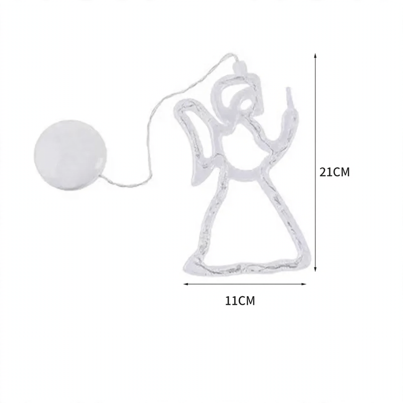 LED Suction Cup Hanging Light for Window Decoration
