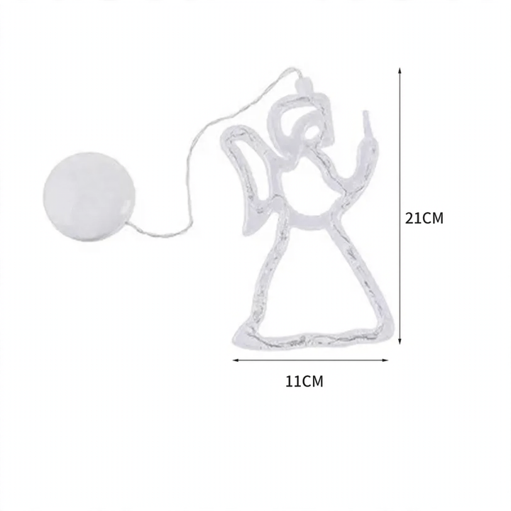 LED Suction Cup Hanging Light for Window Decoration