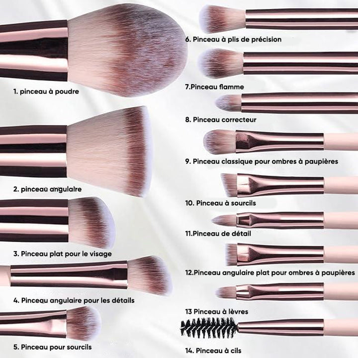 Set of 14 LED Light-Up Brushes | Stornfield
