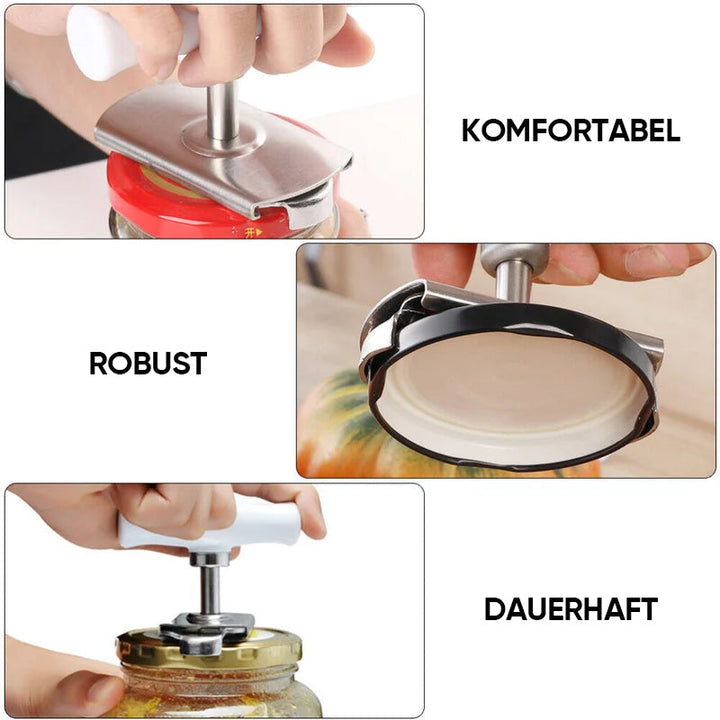 Size-adjustable can opener made of stainless steel | Stornfield