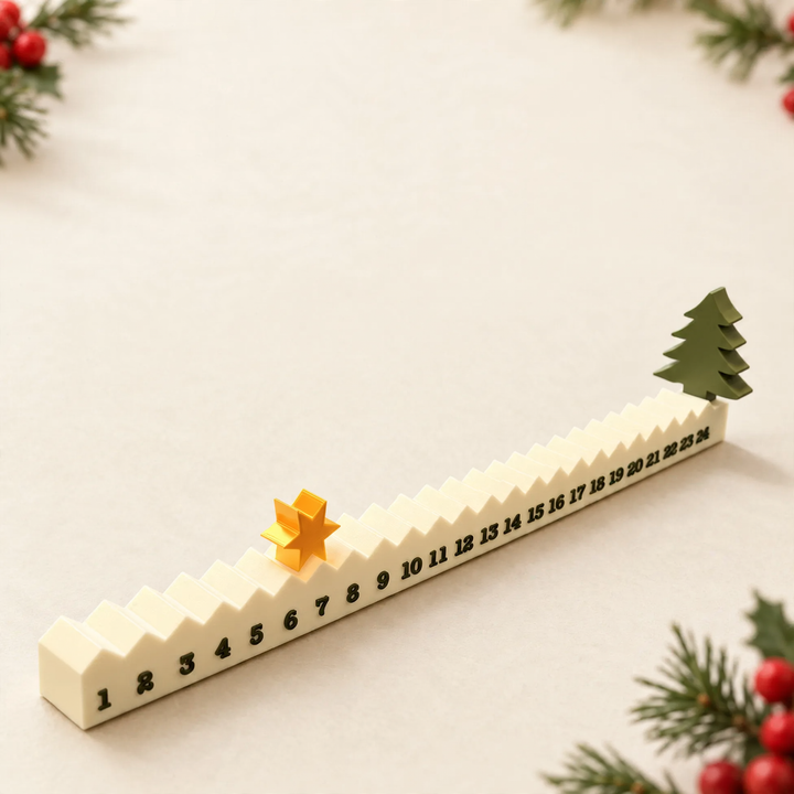 3D-printed Christmas tree Advent calendar