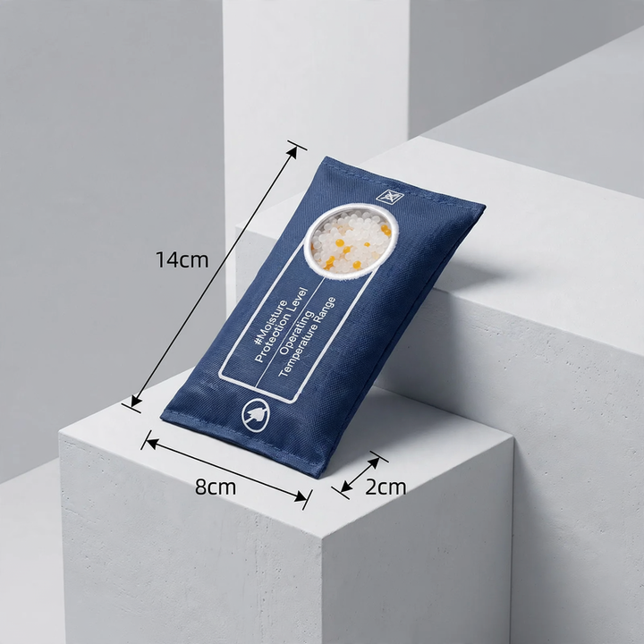 Smart silicone desiccant with viewing window