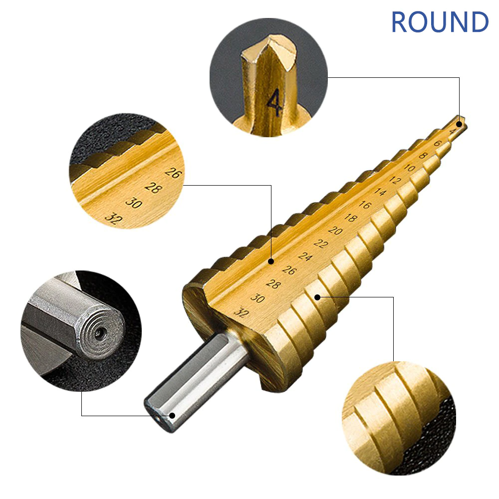Titanium Drill Cone Bit Set | Stornfield