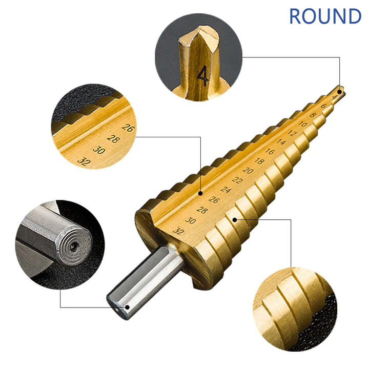 Titanium Drill Cone Bit Set | Stornfield