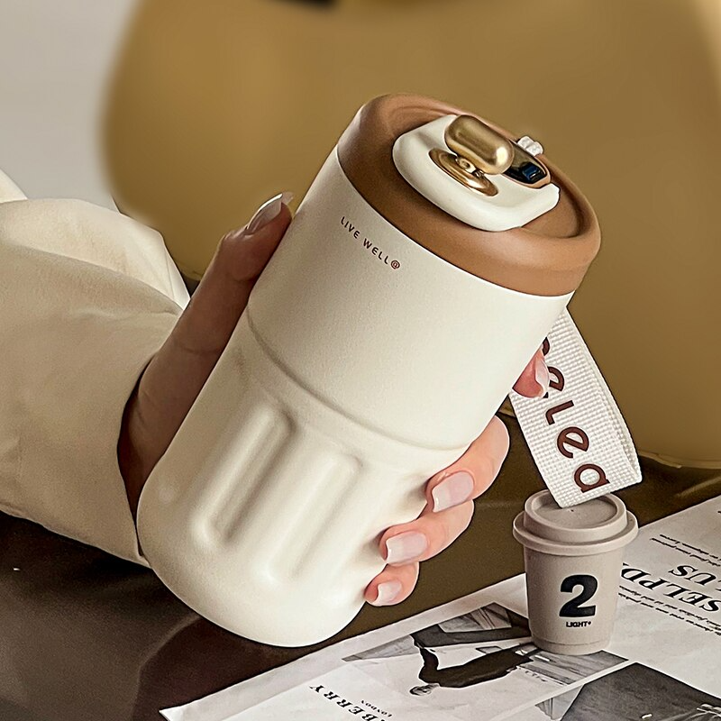 Portable Smart Stainless Steel Coffee Cup | Stornfield