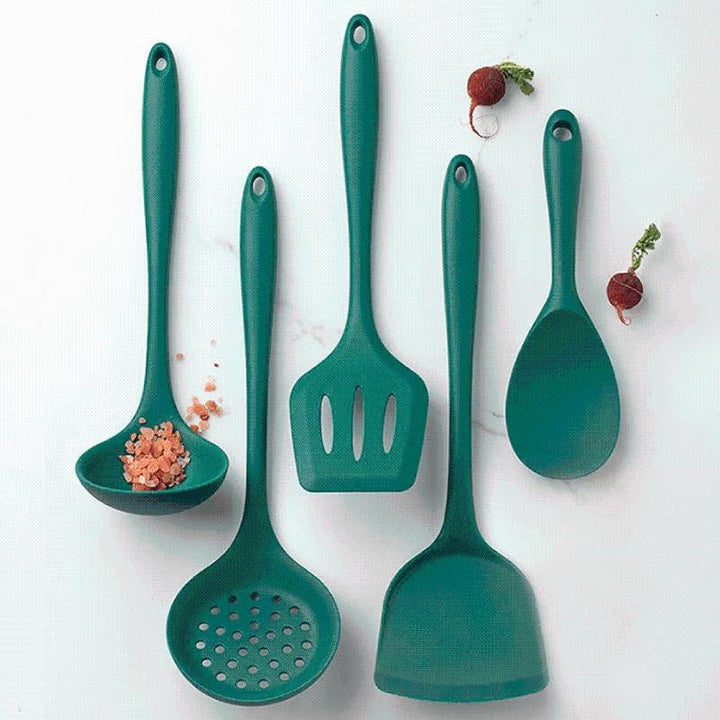 Green Silicone Utensil Set | Stornfield