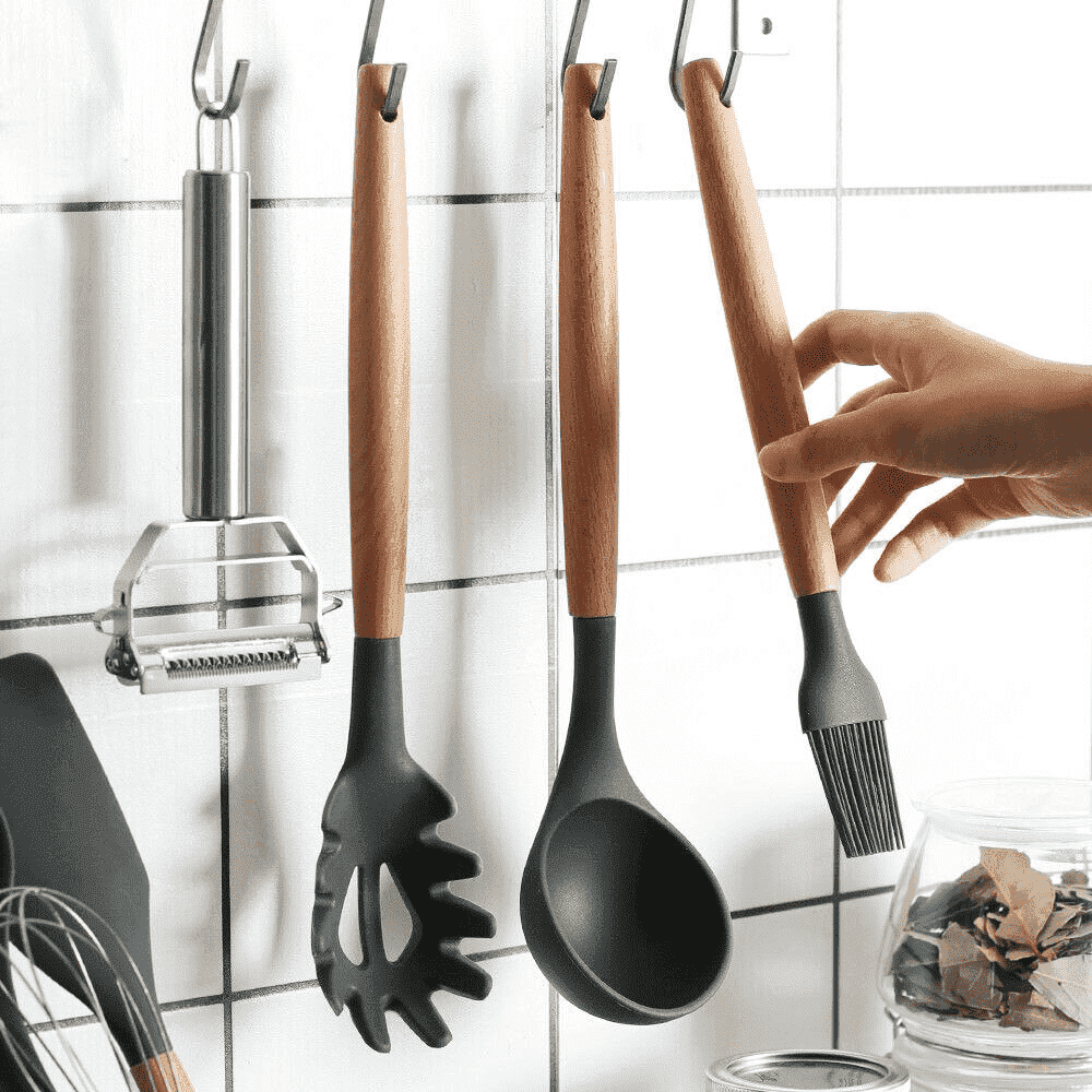 9 Pcs Silicone Kitchen Utensils Set | Stornfield