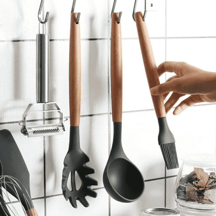 9 Pcs Silicone Kitchen Utensils Set | Stornfield