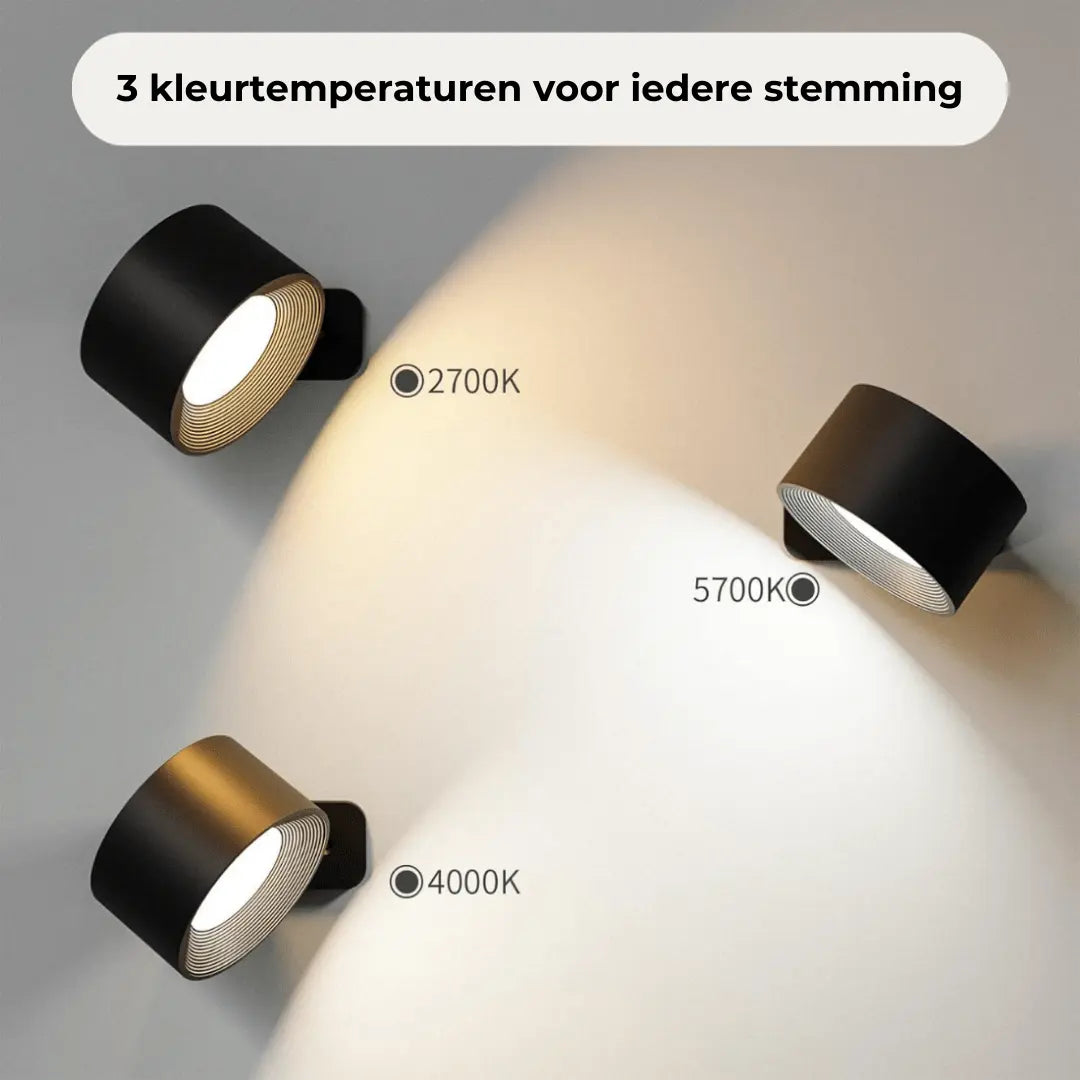Stornfield | 360° Rechargeable Cordless Wall Sconce
