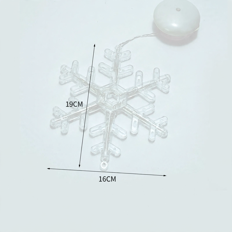 LED pendant light with suction cup for festive windows