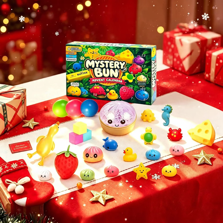 Surprise Advent calendar with anti-stress toys