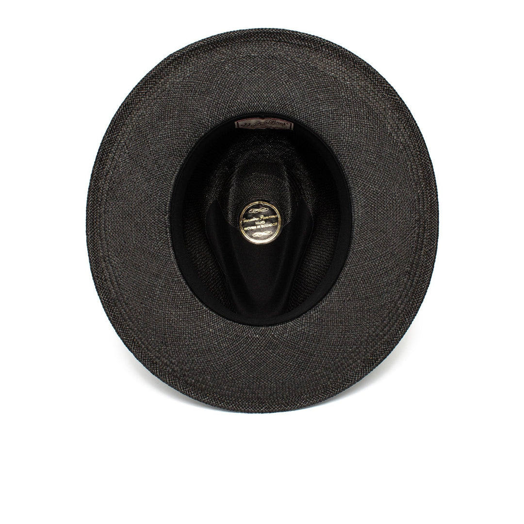 Summer Straw Fedora Hat-Black | Stornfield