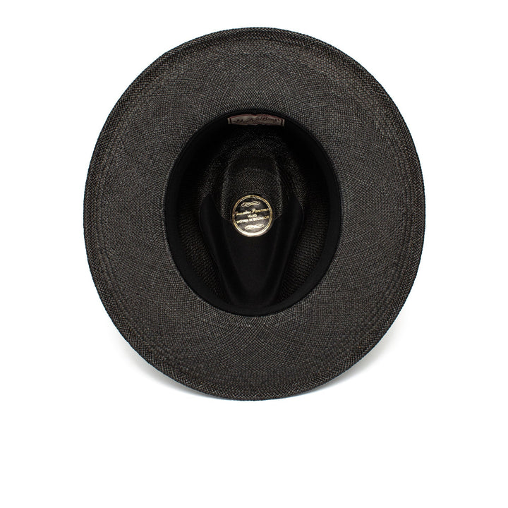 Summer Straw Fedora Hat-Black | Stornfield