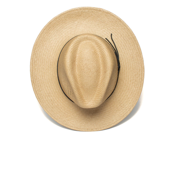 Summer Straw Fedora Hat-Black | Stornfield