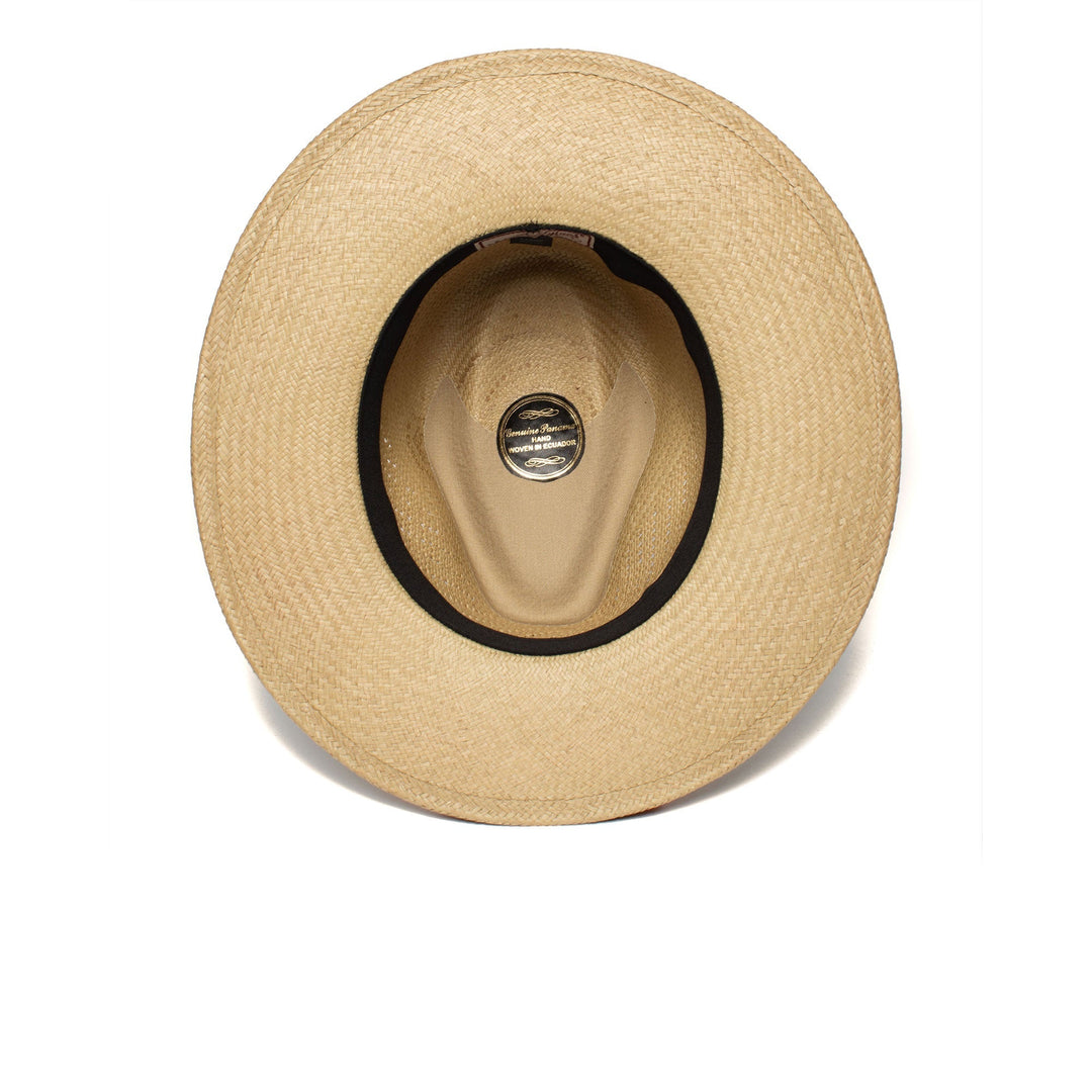 Summer Straw Fedora Hat-Black | Stornfield