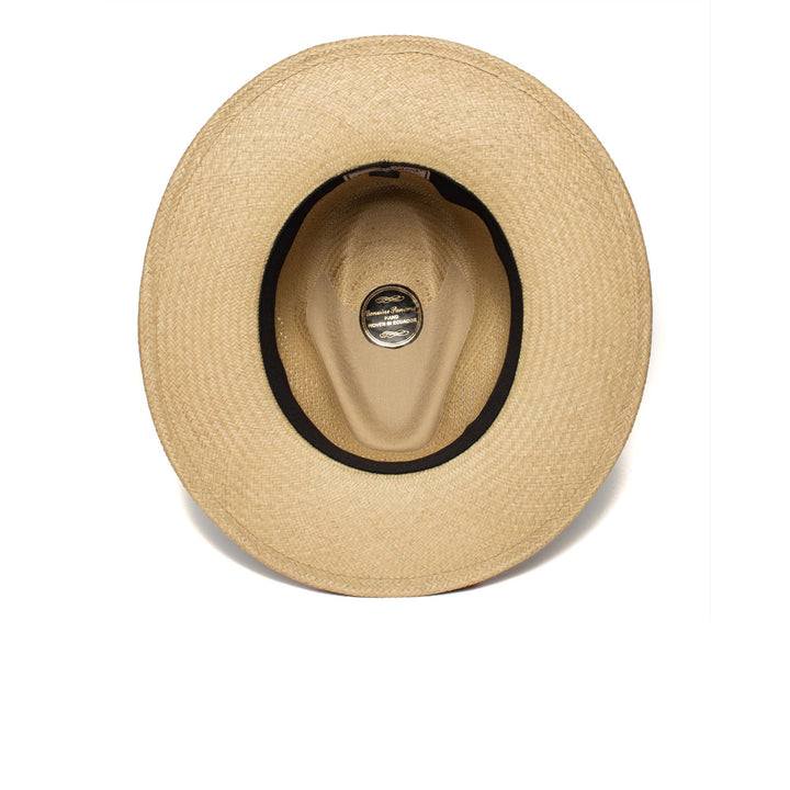 Summer Straw Fedora Hat-Black | Stornfield