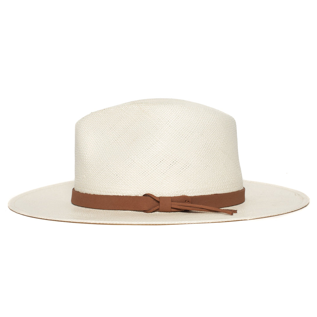 Summer Straw Fedora Hat-Black | Stornfield