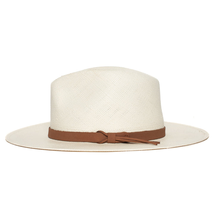Summer Straw Fedora Hat-Black | Stornfield