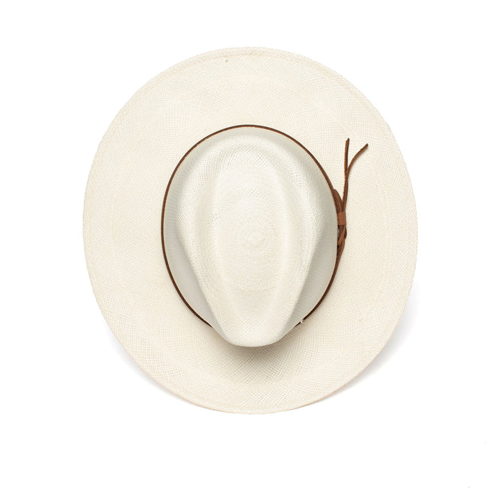 Summer Straw Fedora Hat-Black | Stornfield