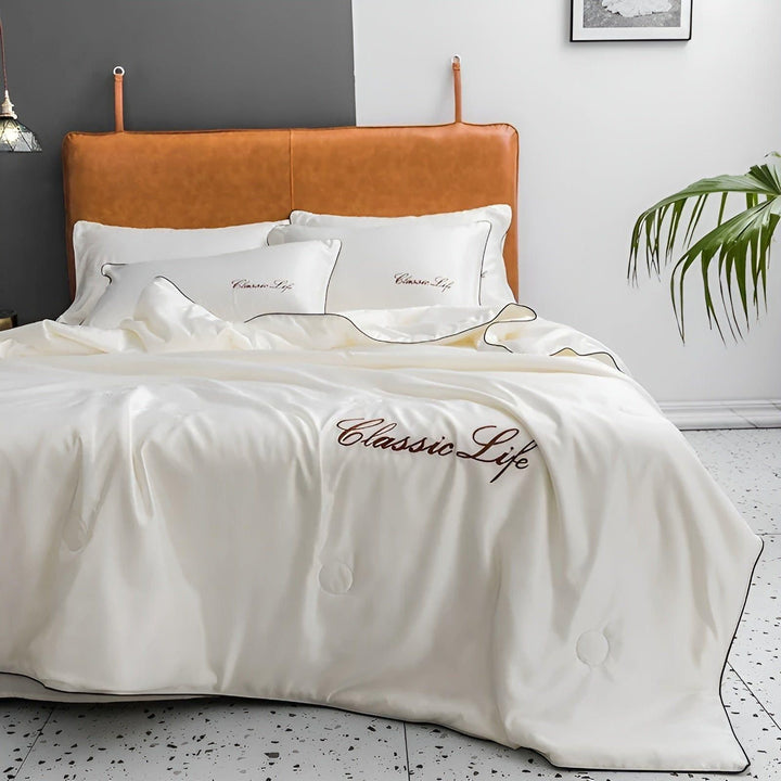 Summer Blanket - Soft Cooling Embroidered Blanket | Stornfield