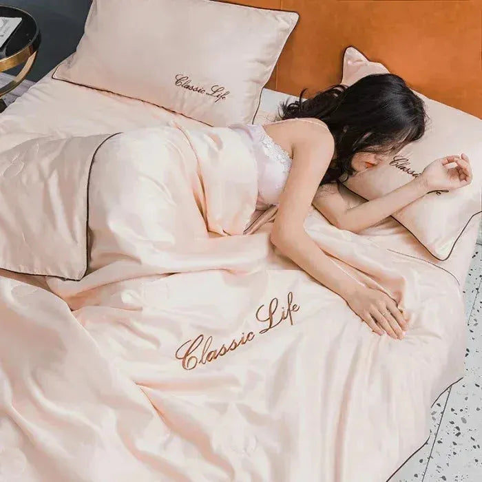 Summer Blanket - Soft Cooling Embroidered Blanket | Stornfield