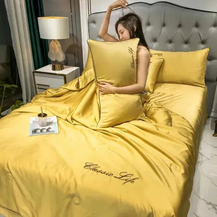 Summer Blanket - Soft Cooling Embroidered Blanket | Stornfield
