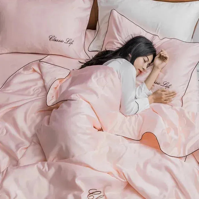 Summer Blanket - Soft Cooling Embroidered Blanket | Stornfield
