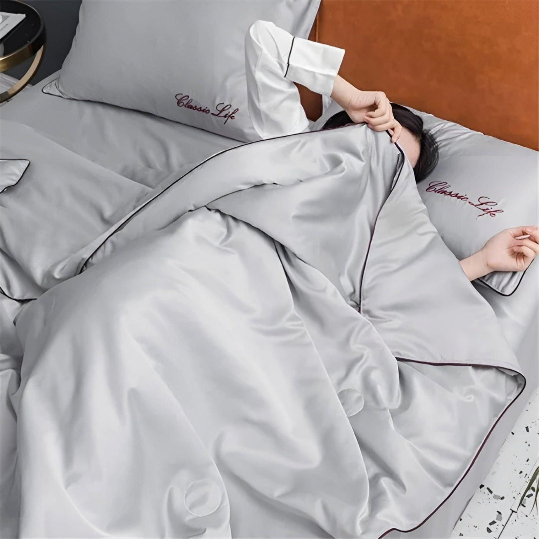 Summer Blanket - Soft Cooling Embroidered Blanket | Stornfield
