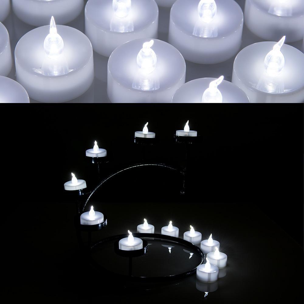 Stornfield | 100-Piece: White LED Tea Light Candles
