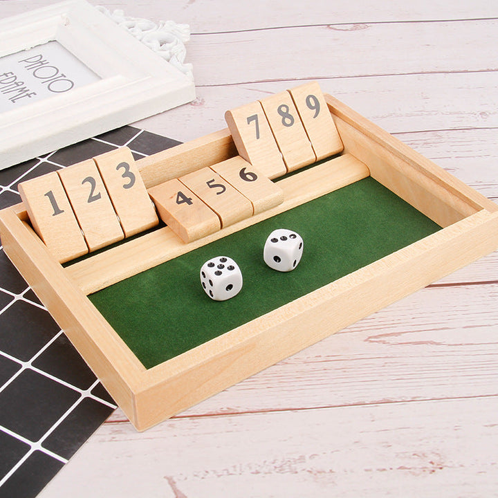 Shut The Box Game - Fun Table Math Game for Adults and Kids | Stornfield