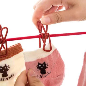 12 Clips Elastic Laundry Rope Stornfield