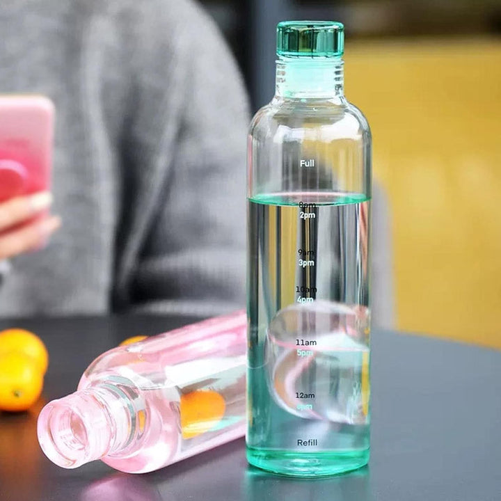 Plastic Water Bottles With Time Marker 500 ML Stornfield