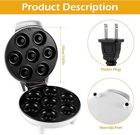 Electric 3-Piece Donut Maker Stornfield