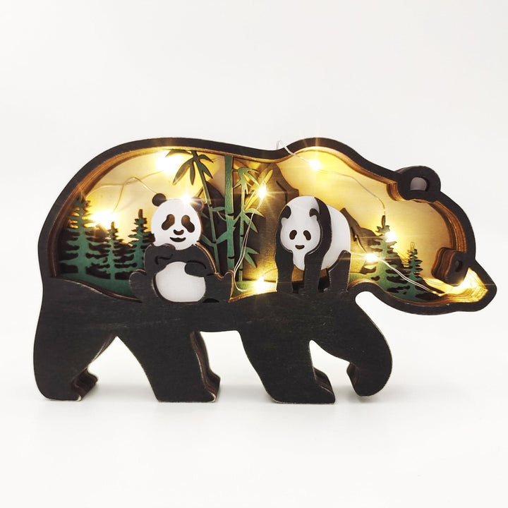 3D Creative Wooden Animal Carving Handcraft Gift | Stornfield