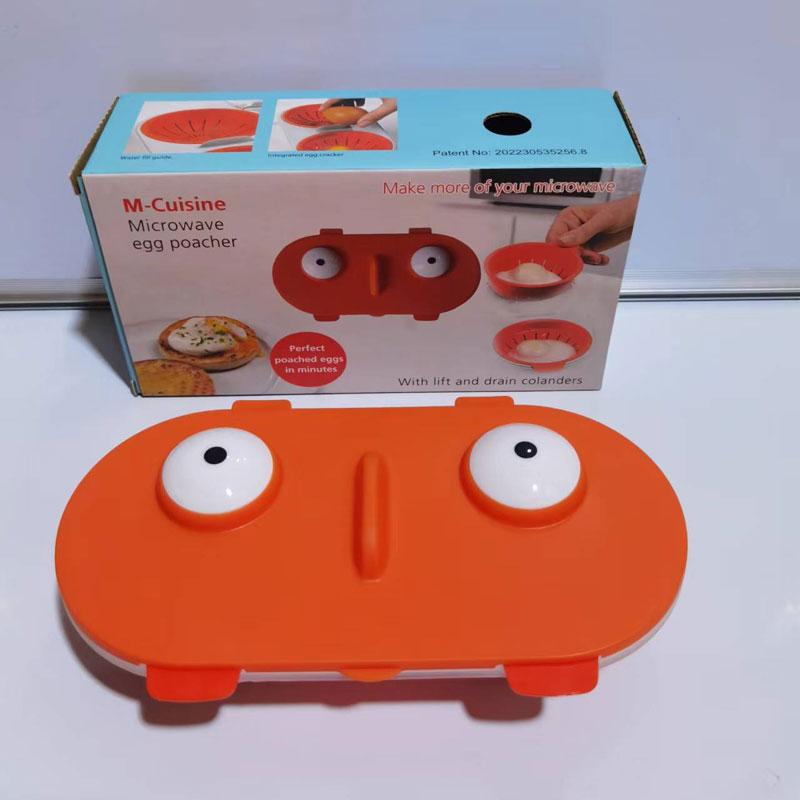 Microwave Egg Poacher Food Grade, 2-Cup Portable Egg Cooker | Stornfield