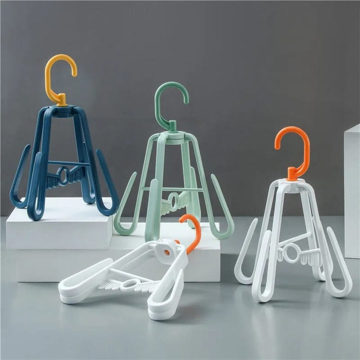 Rotating Shoe Drying Organizer Hanger with 4 Hooks Stornfield