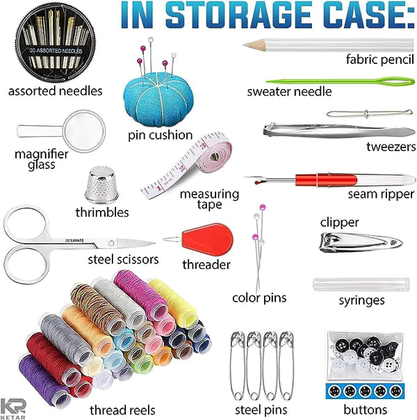 98Pcs Sewing Tool kit with premium quality bag Stornfield