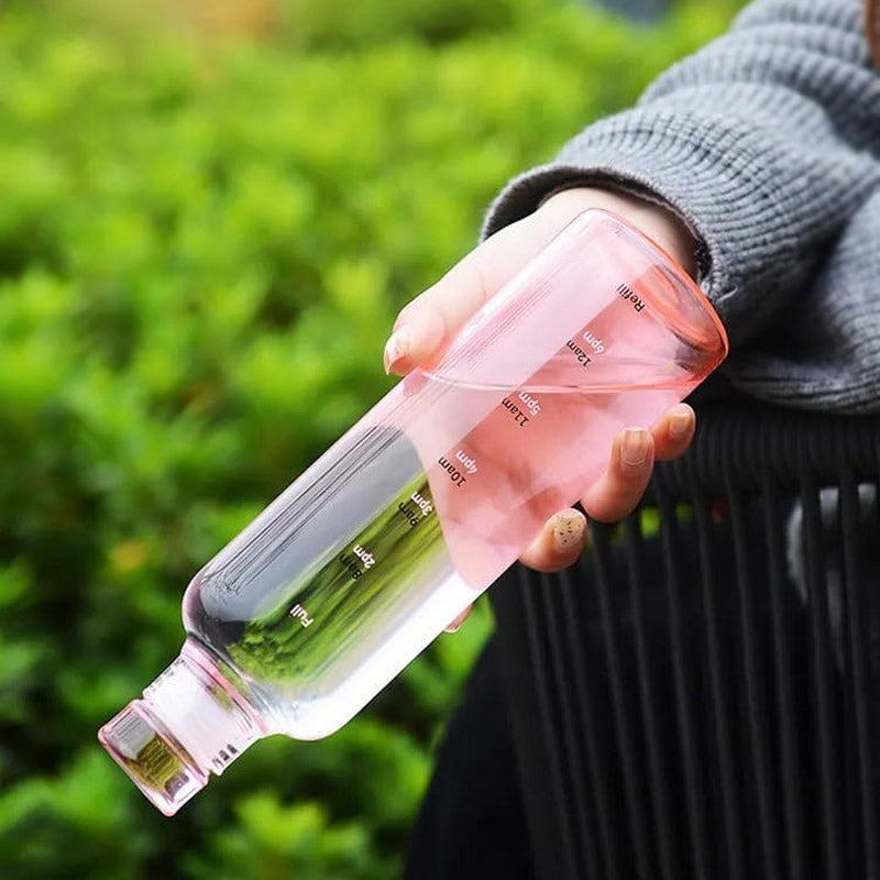 Plastic Water Bottles With Time Marker 500 ML Stornfield
