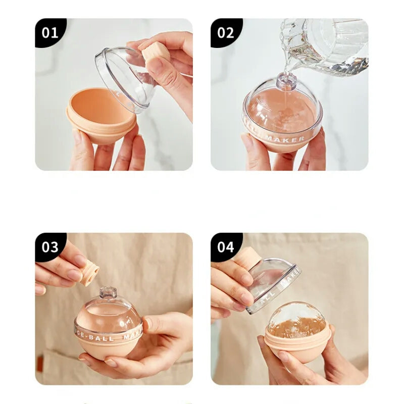 1PC Ice Ball Maker Mold 2.5 Inches Stornfield