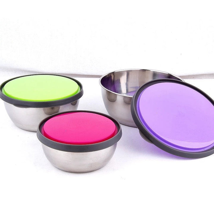 Stainless Steel 3 Pcs Food Storage Box Airtight Stornfield