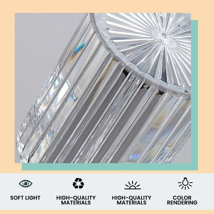 Stornfield | Lampe Crystal Gatsby à Contrôle Tactile