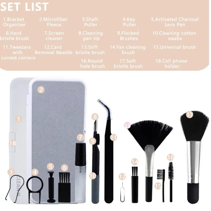 18-in-1 Computer/Mobile Accessories Cleaning Kit Stornfield