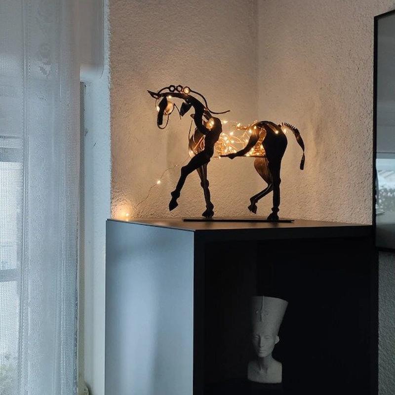 Stornfield | Handmade Metal Equestrian Sculpture "Adonis"