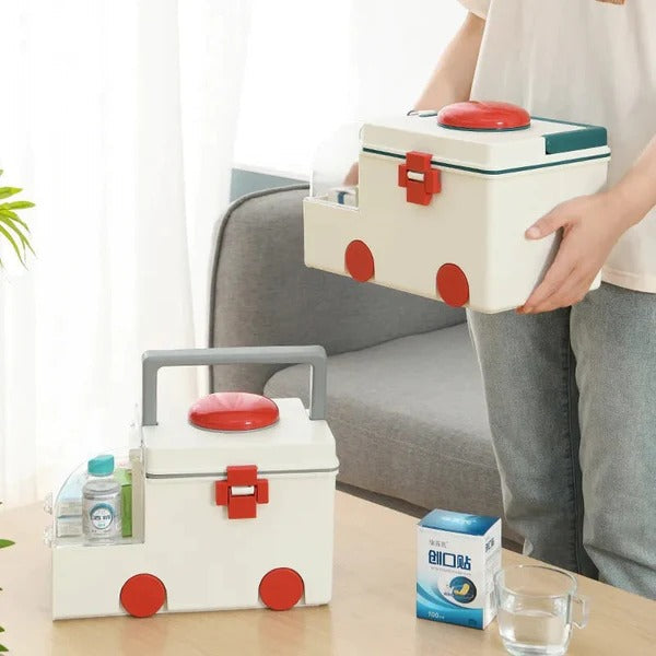 Ambulance Shape Portable Medicine Box Stornfield