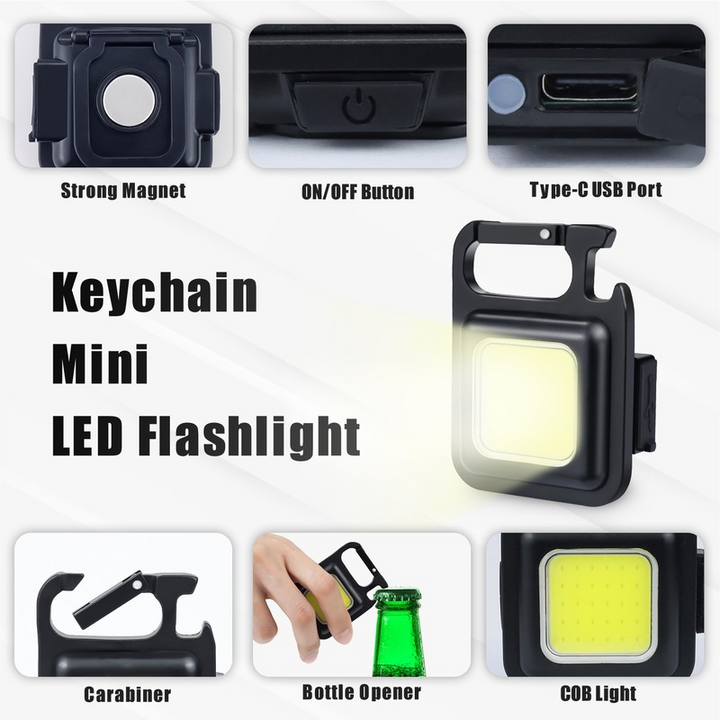 Mini Portable LED Keychain Light Multifunction Stornfield