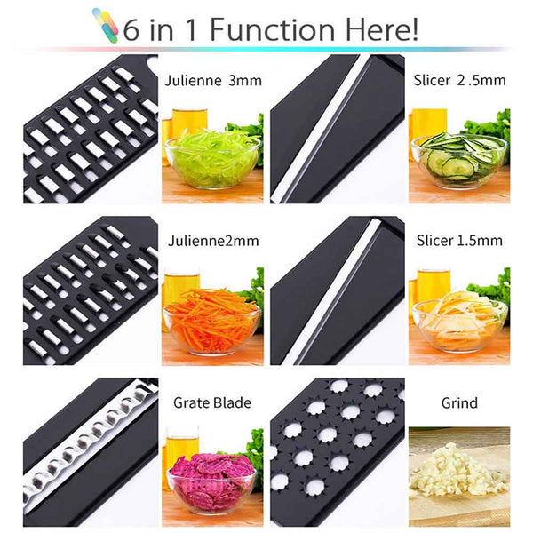 6-in-1 Mandoline Slicer Vegetable Cutter Stornfield